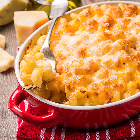 Φαγητό με ζυμαρικά και τυριά Alpiland.