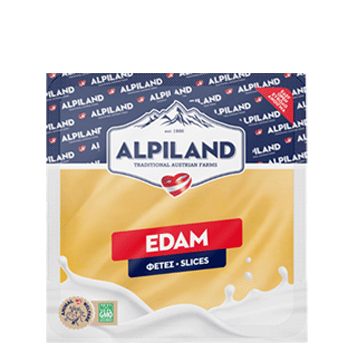 Edam Alpiland σε φέτες.
