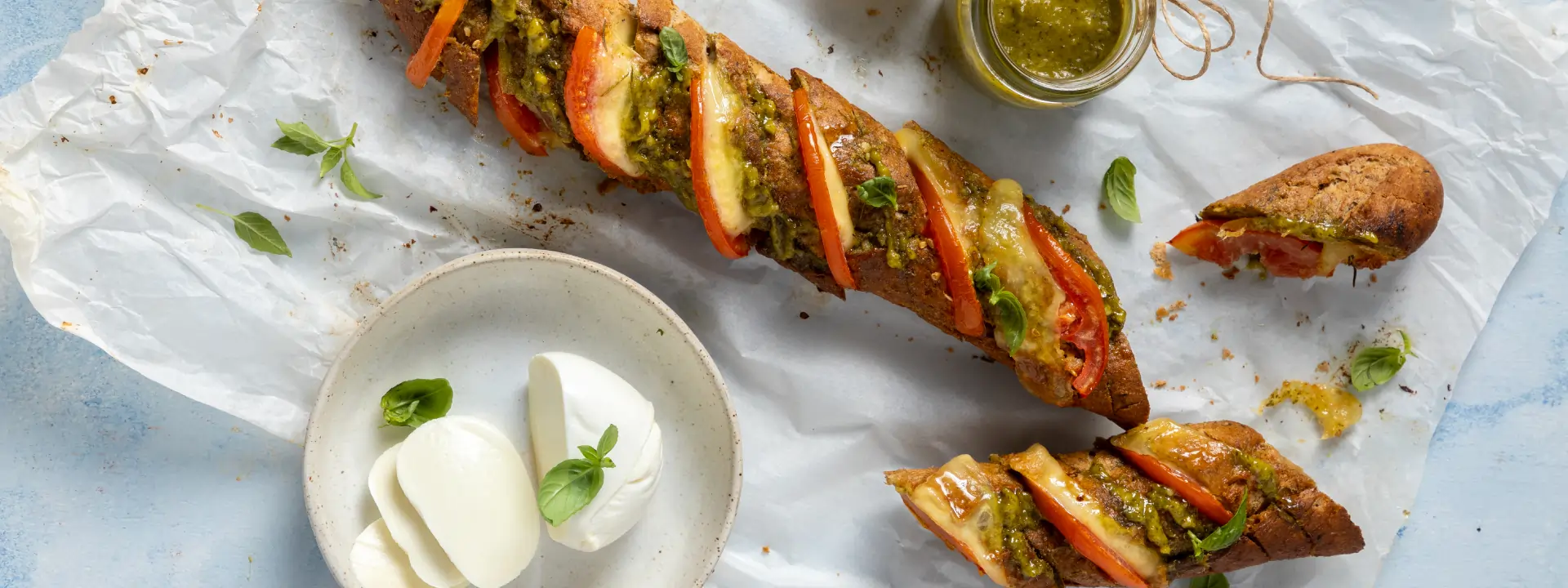 Header Image Μπαγκέτα al pesto