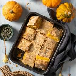 Κολοκυθόπιτα με κίτρινη κολοκύθα και Αlpiland Gouda