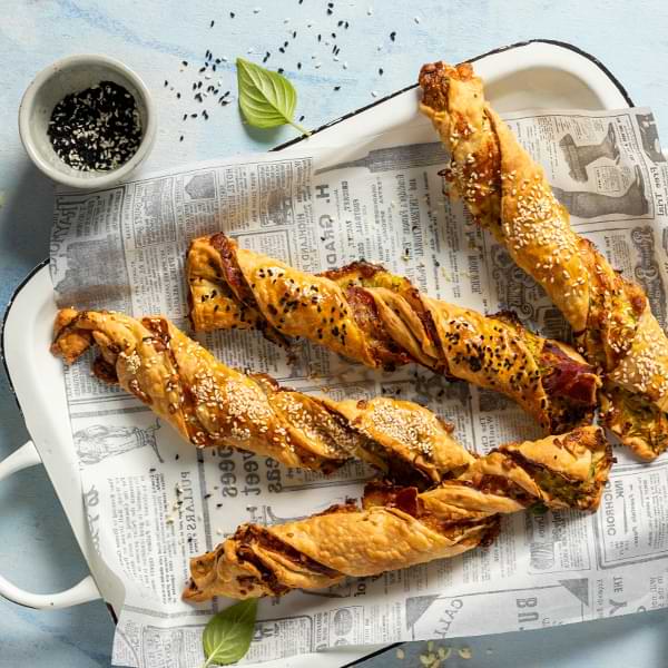 Σφολιατίνια με Alpiland Mozzarella