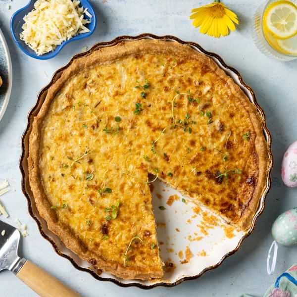 Τάρτα με κρέας και τυριά